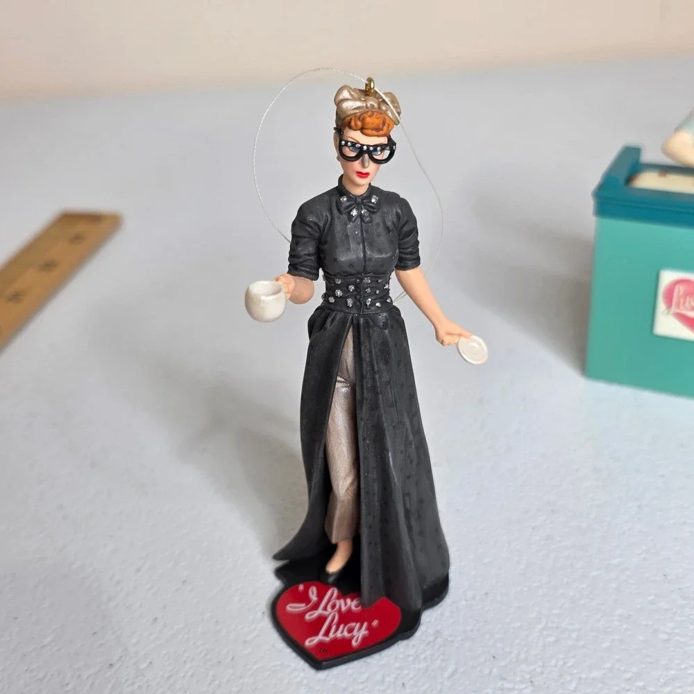 Hallmark I Love Lucy Keepsake Ornaments Lot of 5 TV Classic Scenes 2 Wind-Up
